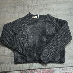 Pepin Charcoal Gray Crew Neck Sweater